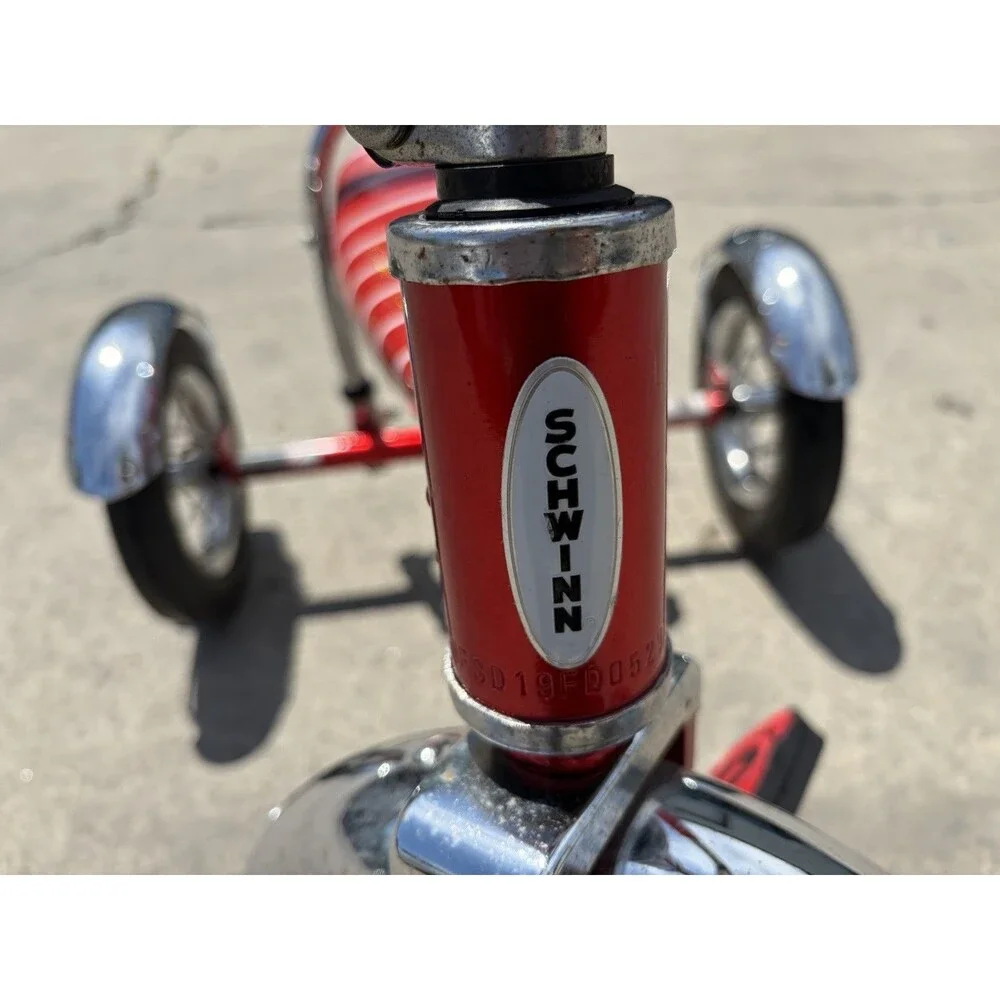 Schwinn Roadster Kids Tricycle Red Vintage Style Classic Toddler Bike 3 Wheel